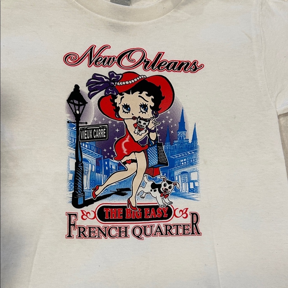 NWOT Betty Boop NOLA Graphic T Shirt
Gildan